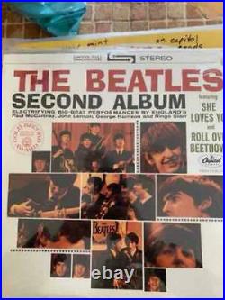 The Beatles' Second Album Factory Sealed #12 Lp Drill Hole Gold Record Award