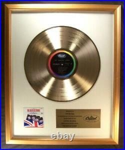 The Beatles The Beatles' Story LP Gold Non RIAA Record Award Capitol Records