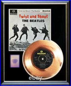 The Beatles Twist And Shout 45 RPM Ep Gold Metalized Record Rare Non Riaa Award
