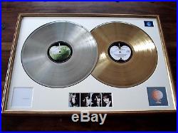The Beatles White Album Double Lp Platinum Gold Disc Record Award Album