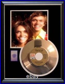 The Carpenters Close To You Rare 45 RPM Gold Record Rare Non Riaa Award