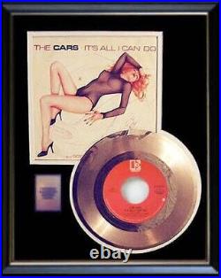 The Cars It's All I Can Do 45 RPM Gold Record Rare Non Riaa Award Vargas Artwork