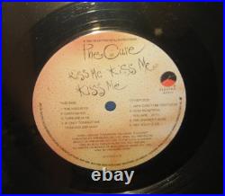 The Cure Kiss Me Kiss Me Kiss Me Gold RIAA record award Original Robert Smith The Cure Kiss Me Kiss Me Kiss Me Gold RIAA record award Original Robert Smith