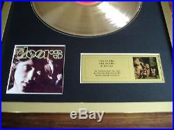 The Doors Debut Lp Gold Disc Record Award Album