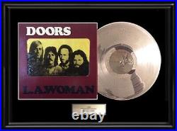 The Doors L. A. Woman Album Framed Lp White Gold Platinum Record Non Riaa Award