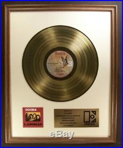 The Doors L. A. Woman LP Gold Non RIAA Record Award Elektra Records