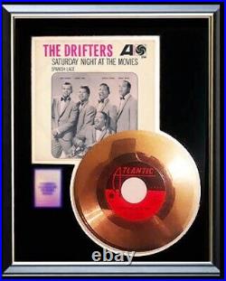 The Drifters Saturday Night At The Movies Gold Record Non Riaa Award Rare