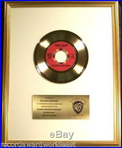 The Everly Brothers Cathy's Clown 45 Gold Non RIAA Record Award Warner Brothers