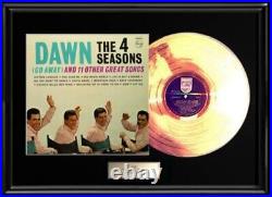 The Four 4 Seasons Dawn Gold Record Lp Frankie Valli Album Rare Non Riaa Award