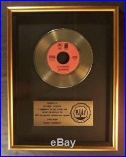 The Jacksons Enjoy Yourself 45 Gold RIAA Record Award Epic Records To Michael