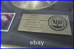 The Kinks RIAA Certified Gold Record Sales award for The Album Low Budget 1979 A