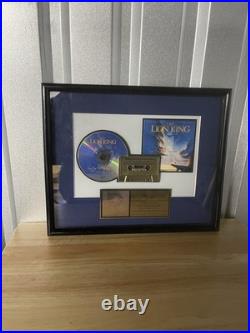 The Lion King Riaa Certified Gold Award Can You Feel The Love Tonight Single The Lion King Riaa Certified Gold Award Can You Feel The Love Tonight Single