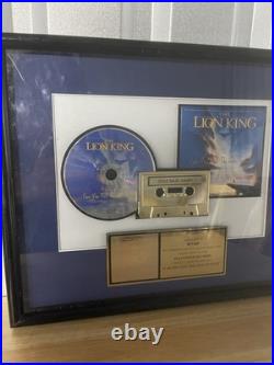 The Lion King Riaa Certified Gold Award Can You Feel The Love Tonight Single The Lion King Riaa Certified Gold Award Can You Feel The Love Tonight Single