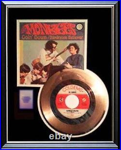 The Monkees Daydream Believer 45 RPM Gold Record Rare Non Riaa Award
