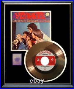 The Monkees Daydream Believer 45 RPM Gold Record Rare Non Riaa Award