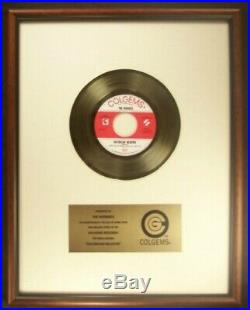 The Monkees Daydream Believer Gold Non RIAA Record Award Colgems Records