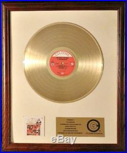 The Monkees The Birds The Bees & LP Gold Non RIAA Record Award Colgems