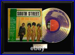 The Orlons South Street Rare Gold Metalized Record Album Lp Non Riaa Award