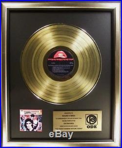 The Rocky Horror Picture Show LP Gold Non RIAA Record Award To Richard O'Brien