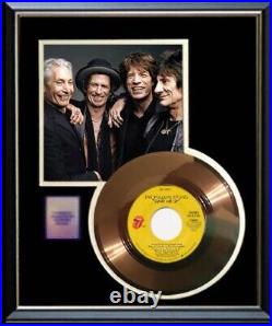 The Rolling Stones Start Me Up 45 RPM Gold Record Rare Non Riaa Award