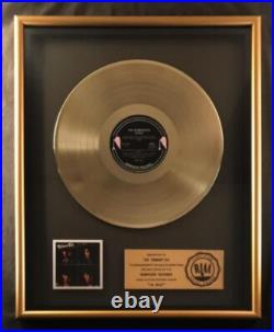 The Romantics In Heat LP Gold RIAA Record Award Nemporor Records The Romantics In Heat LP Gold RIAA Record Award Nemporor Records