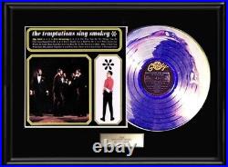 The Temptations Sing Smokey Framed Gold Record Lp Album Non Riaa Award Rare