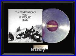 The Temptations Wish It Would Rain Lp White Gold Platinum Record Non Riaa Award