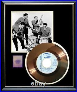 The Ventures Walk Don't Run 45 RPM Gold Metalized Record Rare Non Riaa Award