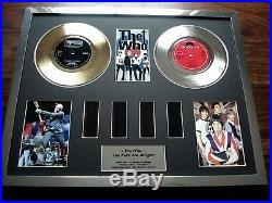 The Who 7 Single Gold Platinum Disc Record & Film Cell Award Display Montage