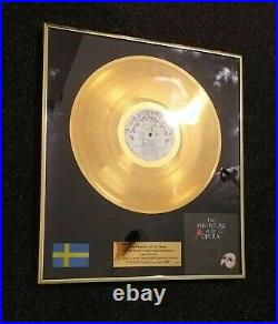 The phantom of the opera polygram swedish gold record award charles hart