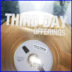Third Day Offerings A Worship Album Authentic RIAA Golden disc 500,000 Sales