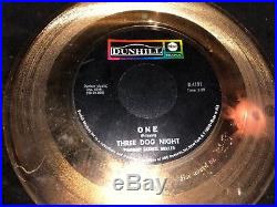 Three Dog Night One 45 Gold Record Sale Award