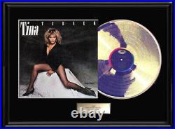 Tina Turner Private Dancer White Gold Platinum Record Non Riaa Award Rare