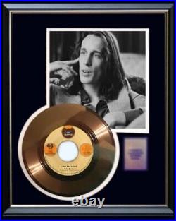 Todd Rundgren I Saw The Light 45 RPM Gold Record Frame Rare Non Riaa Award