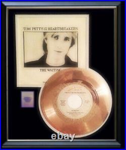Tom Petty The Waiting 45 RPM Gold Metalized Record Non Riaa Award Rare