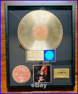 Toni Braxton Libra RIAA Gold Record Album Award Official Plaque Damon Thomas