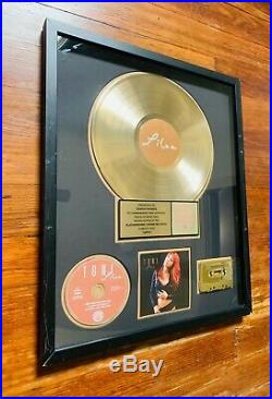 Toni Braxton Libra RIAA Gold Record Album Award Official Plaque Damon Thomas