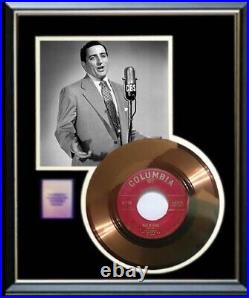 Tony Bennett Rags To Riches Gold Record Frame Rare Non Riaa Award