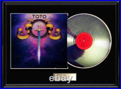 Toto Debut Self Titled Lp White Gold Platinum Tone Record Non Riaa Award Rare