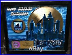 Trans-Siberian Orchestra NIGHT CASTLE 2009 RIAA Gold Record Award Plaque