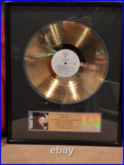 Travis Tritt Certified Riaa Gold Record Award For Country Club Great Condition