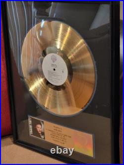 Travis Tritt Certified Riaa Gold Record Award For Country Club Great Condition