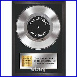 Two pieces gold and platinum Record Music Award for DJ Producer /Recording Gift