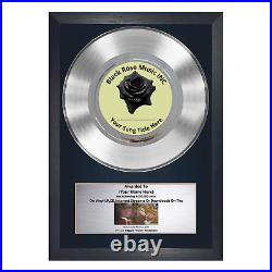 Two pieces gold and platinum Record Music Award for DJ Producer /Recording Gift