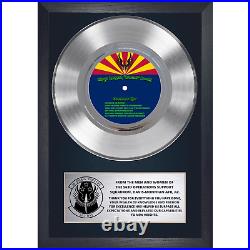 Two pieces gold and platinum Record Music Award for DJ Producer /Recording Gift