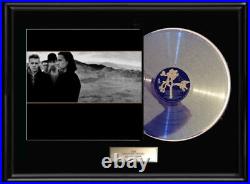 U2 Joshua Tree White Gold Silver Platinum Tone Record Lp Rare Non Riaa Award