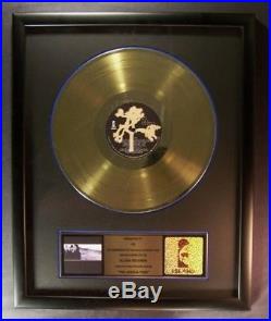 U2 The Joshua Tree LP Gold Non RIAA Record Award Island Records To U2