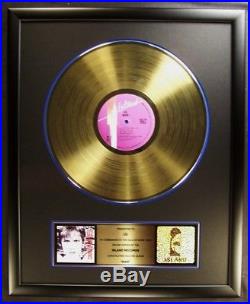 U2 War LP Gold Non RIAA Record Award Island Records To U2