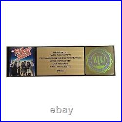 Unframed GOLD SALES AWARD THE JETS Magic & Believe 500K Copies MCA RECORDS