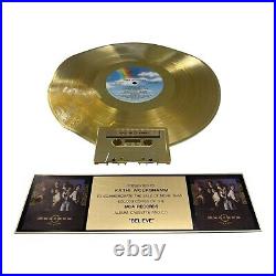 Unframed GOLD SALES AWARD THE JETS Magic & Believe 500K Copies MCA RECORDS